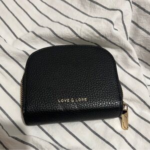 Love & Lore Black Wallet
